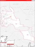 St. Martin Parish (), La Carrier Route Wall Map